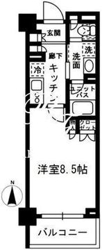 レジディア中落合 C507 間取り図