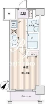 HF門前仲町レジデンス 1203 間取り図