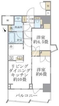 ソレアード早稲田 1301 間取り図