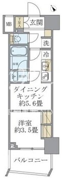 ソレアード早稲田 903 間取り図