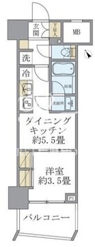 ソレアード早稲田 902 間取り図