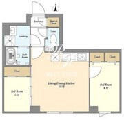 ウェルスクエア中延2 402 間取り図