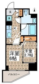 グランパセオ大森 501 間取り図