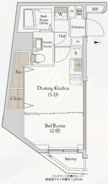 ログ入谷 101 間取り図