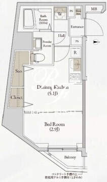 ログ入谷 301 間取り図