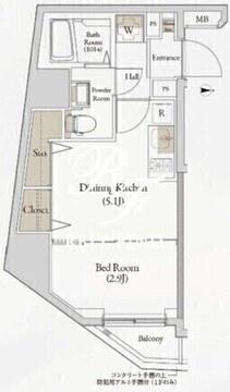 ログ入谷 801 間取り図