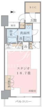 ブリリアイスト東雲キャナルコート 223 間取り図