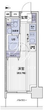 エスティメゾン大島 714 間取り図