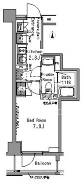 パークアクシス秋葉原 405 間取り図