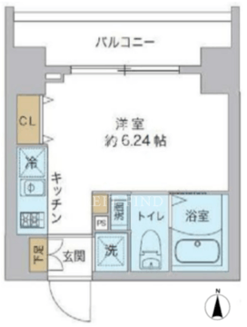 スプランディッド品川 901 間取り図