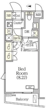 アジールコート方南町テラス 303 間取り図