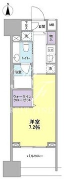 パークフラッツ中目黒 603 間取り図