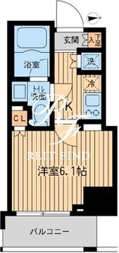 レジデンス大森 204 間取り図