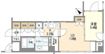 フルハウス門前仲町 902 間取り図