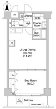 コンフォリア墨田立花 506 間取り図