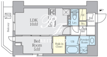 クレストコート上野 602 間取り図