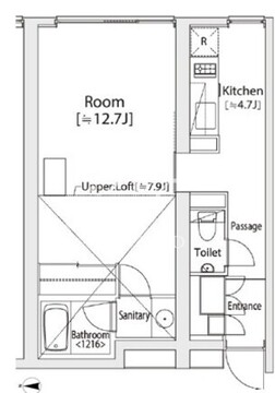 カスタリア渋谷櫻丘 101 間取り図