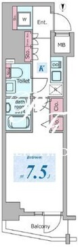 ドゥーエ板橋区役所前 305 間取り図