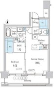 オアーゼ池上テラス 602 間取り図
