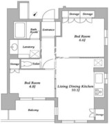 HF若松河田レジデンス 303 間取り図