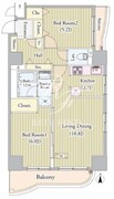 センテニアルタワー 903 間取り図