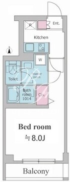 レオーネ方南町 203 間取り図