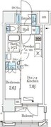 リビオメゾン御茶ノ水イースト 1004 間取り図