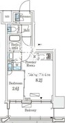 リビオメゾン御茶ノ水イースト 303 間取り図