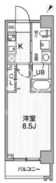 リテラス三軒茶屋サウス 1102 間取り図