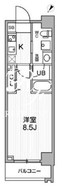 リテラス三軒茶屋サウス 502 間取り図