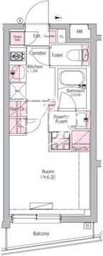 シーネクス大森海岸 302 間取り図