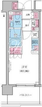 レジディア品川シーサイド 504 間取り図