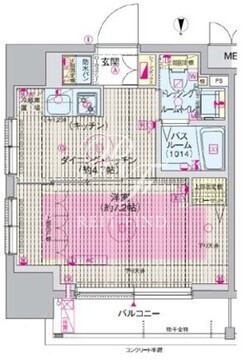 エステムプラザ飯田橋タワーレジデンス 501 間取り図