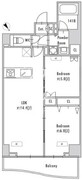 プライマル田端 201 間取り図