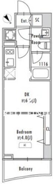 グランパセオ田端2 502 間取り図