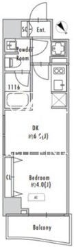 グランパセオ田端2 405 間取り図