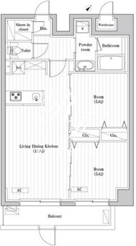 アーバンパーク志村坂上 205 間取り図