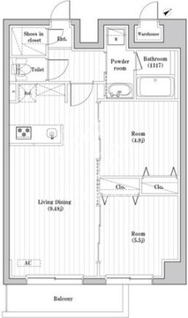 アーバンパーク志村坂上 305 間取り図