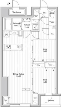 アーバンパーク志村坂上 308 間取り図