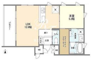 ガーデン東新宿 301 間取り図