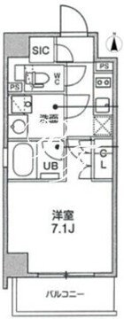 シーズンフラッツ本所吾妻橋 503 間取り図