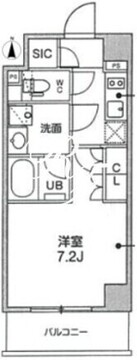 シーズンフラッツ本所吾妻橋 504 間取り図