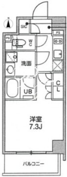 シーズンフラッツ本所吾妻橋 505 間取り図