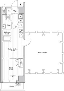 アーバンパーク志村坂上 602 間取り図