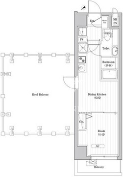 アーバンパーク志村坂上 603 間取り図