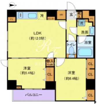 ジェノヴィア田端3グリーンヴェール 705 間取り図