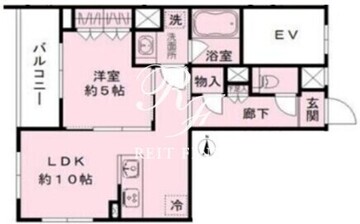 シエルクレール大森山王 306 間取り図