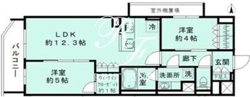 シエルクレール大森山王 404 間取り図