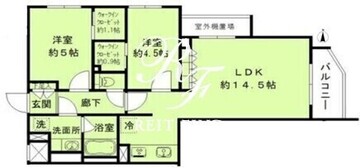 シエルクレール大森山王 303 間取り図