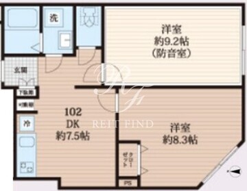 ラシクラス王子 102 間取り図